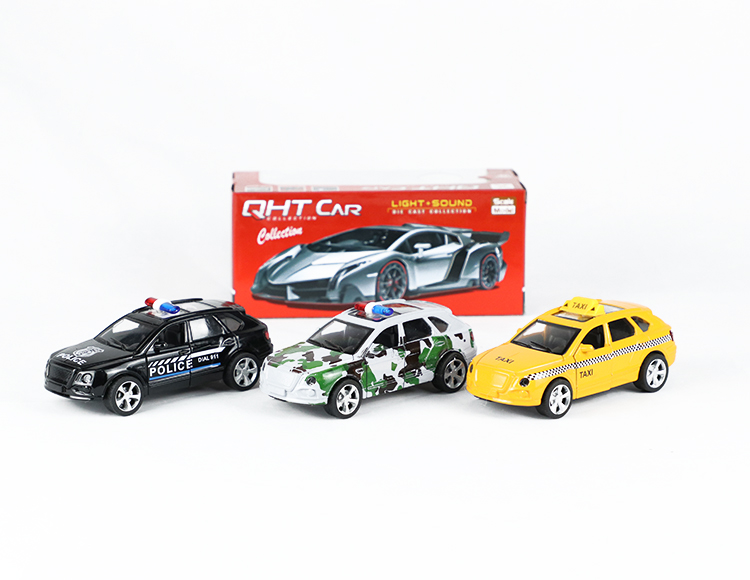 1:32GT宾利合金回力警+的士车 XL80130PL