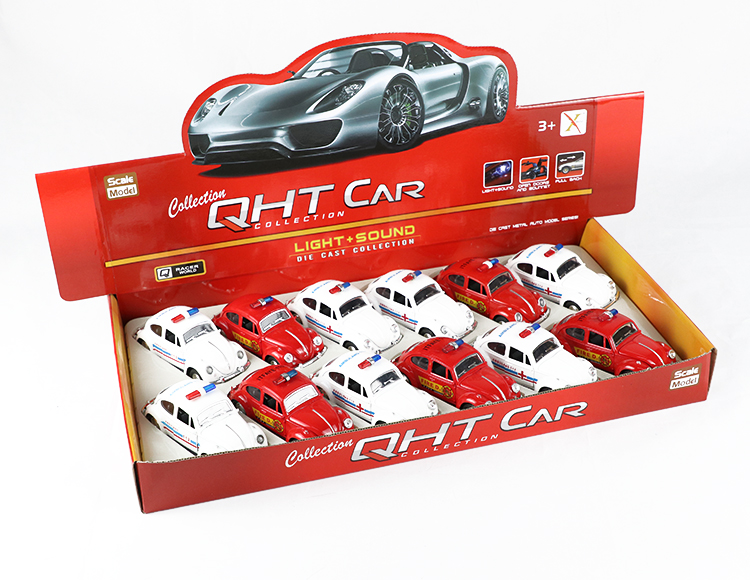 1:32合金回力老爷车消防车 XL80131-12FL