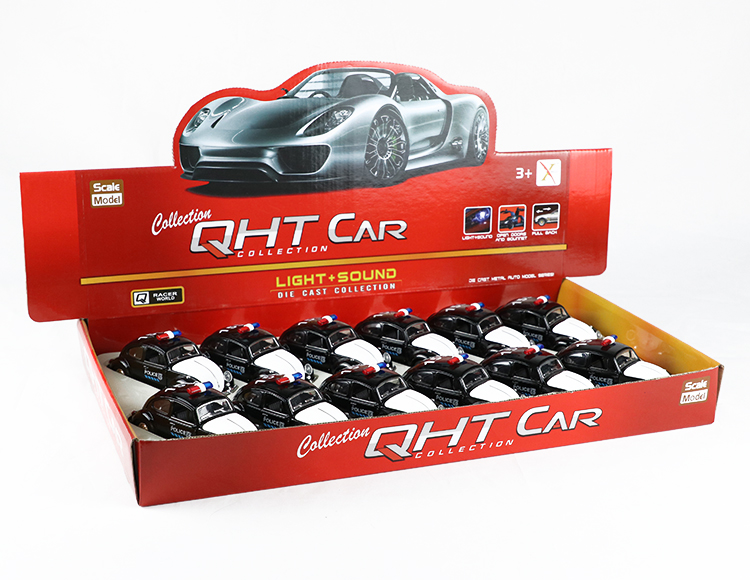 1:32合金回力老爷车警车 XL80131-12PL