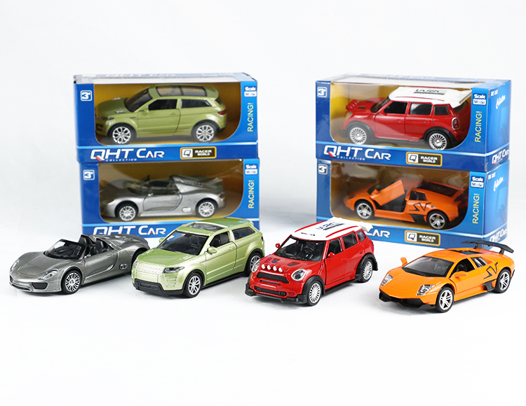 1:32宝马迷你酷吧.保时捷918.兰博基尼蝙蝠.路虎极光合金回力跑车 XL80133