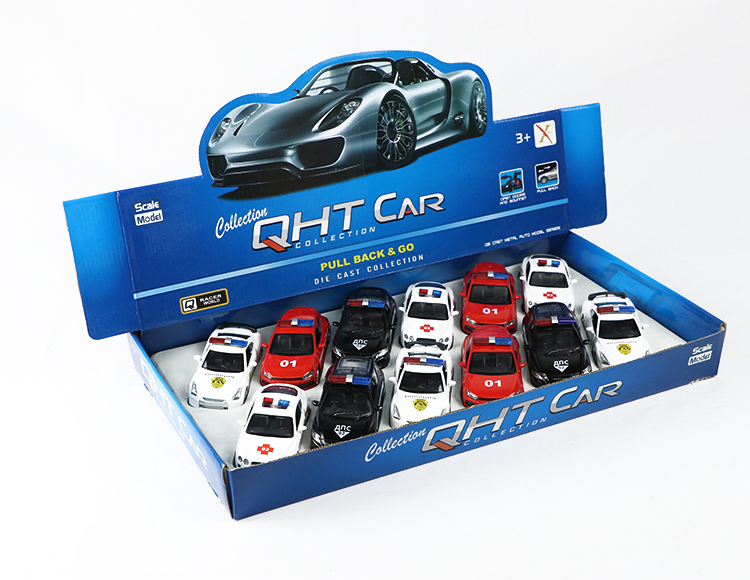 1:32大众尚酷，本田，宾利，日产合金回力俄文车，救护车 XL80134-12FF