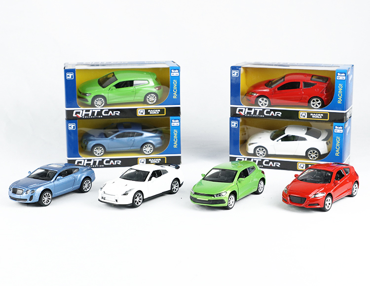 1:32大众尚酷，本田，宾利，日产合金回力跑车 XL80134