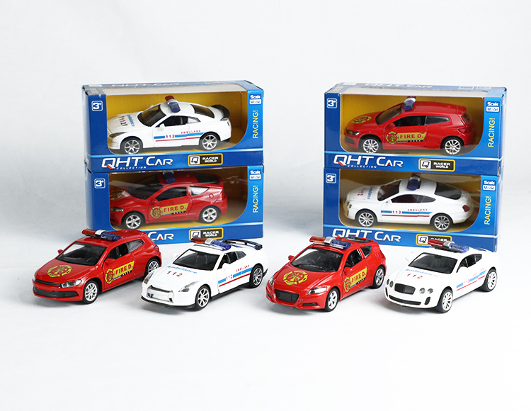 1:32大众尚酷，本田，宾利，日产合金回力消防车，救护车 XL80134F