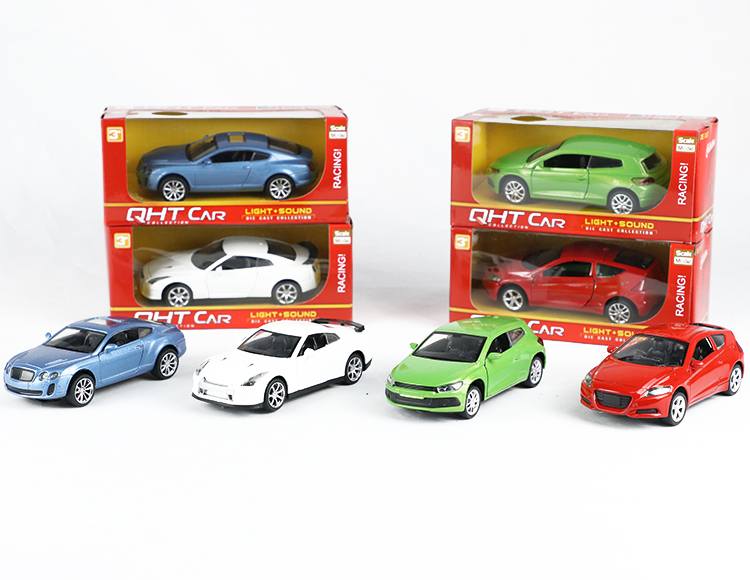 1:32大众尚酷，本田，宾利，日产合金回力跑车 XL80134L