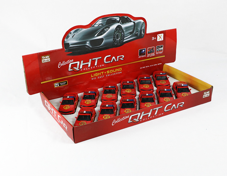 1:32大黄蜂合金回力消防车 XL80135-12FL