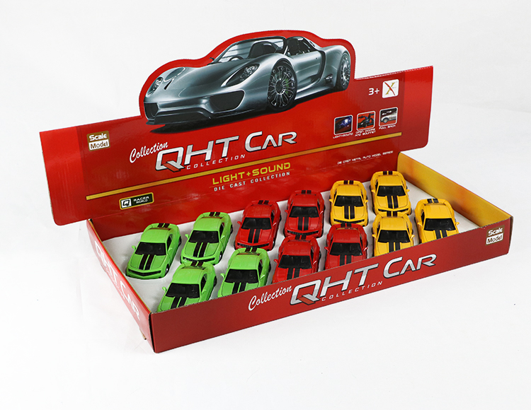 1:32大黄蜂合金回力跑车 XL80135-12L