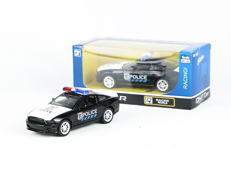 1:32野马合金回力警车 XL80137P