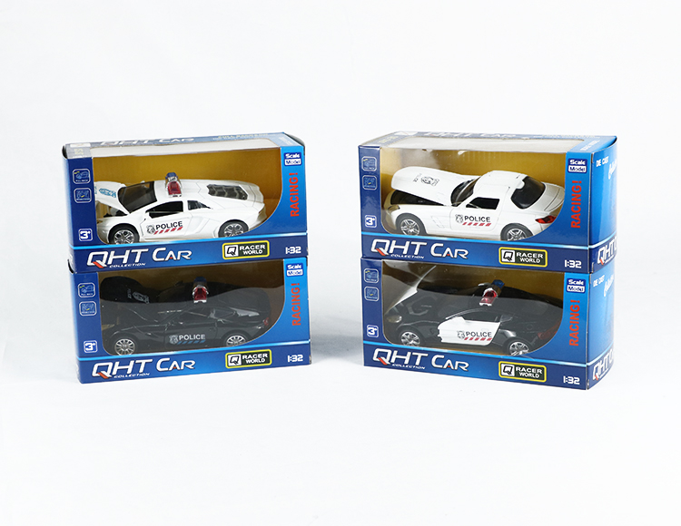 1:30合金回力警车三开门 XL80138-17P