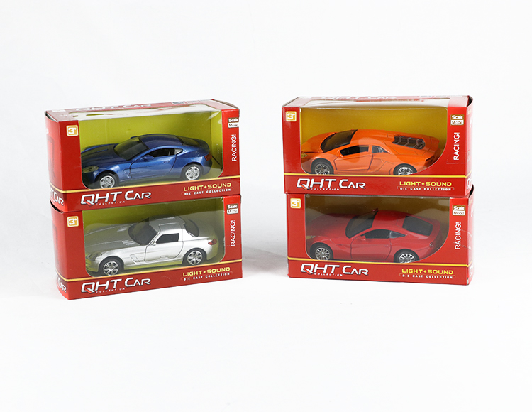 1:30合金回力跑车三开门 XL80138-18L