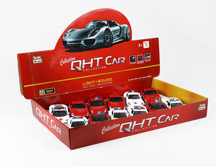 1:30合金回力消防车 XL80138-28FL