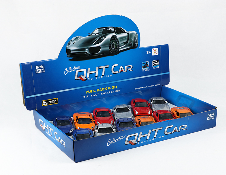 1:30合金回力跑车三开门 XL80138-29