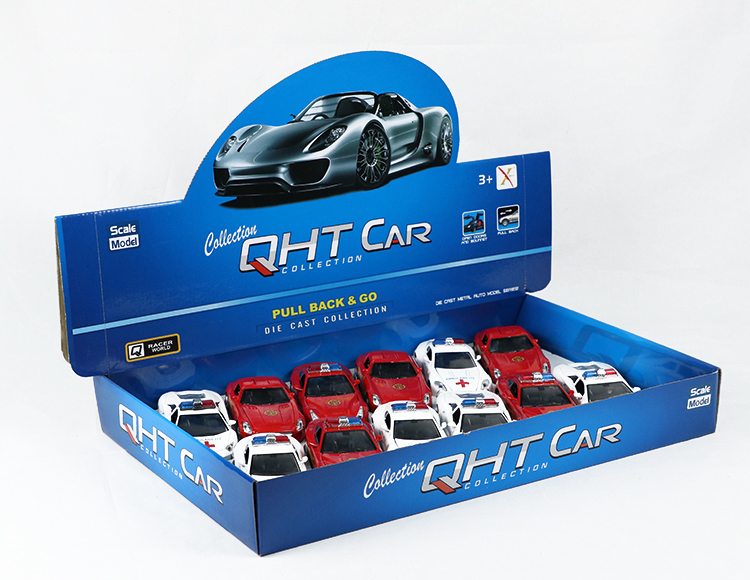 1:30合金回力消防车 XL80138-29F