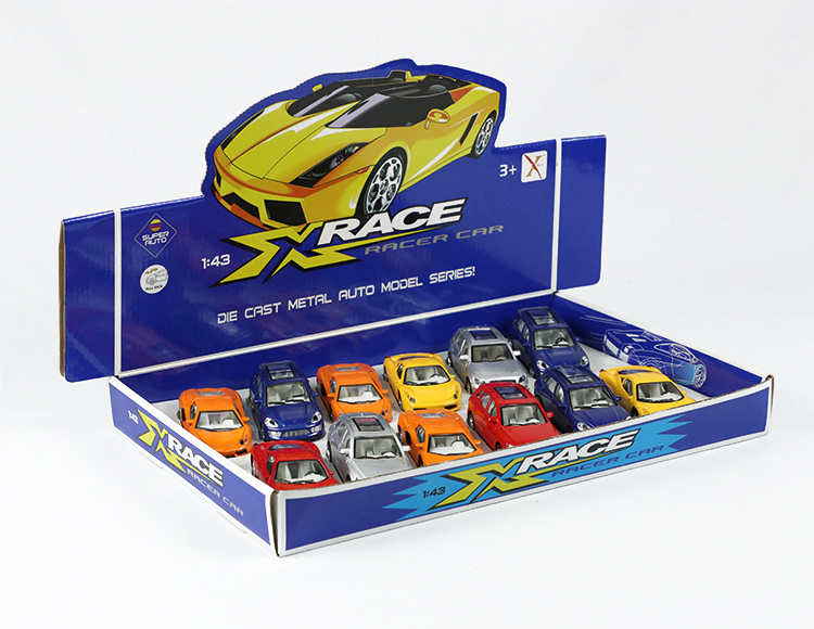 1:43合金回力跑车 XL80139-12