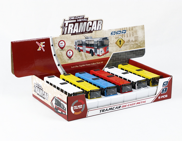 1:90合金巴士回力车 XL80177-6