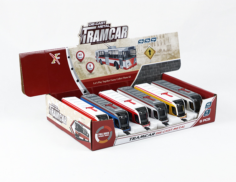 1:90合金瑞士双头地铁车回力 XL80190-6L