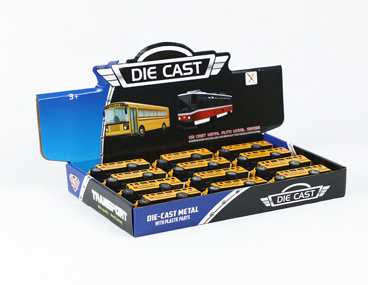 1:60合金小校巴车回力 XL80191-12T