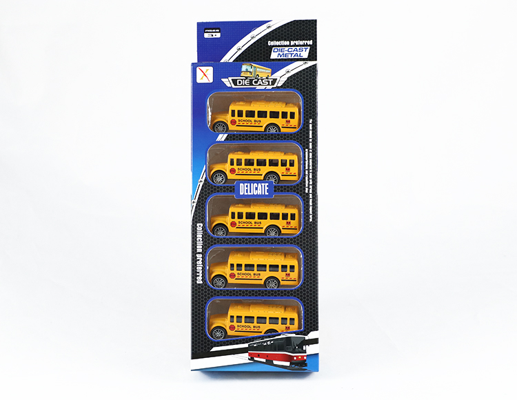 1:60合金小校巴车回力 XL80191-5T