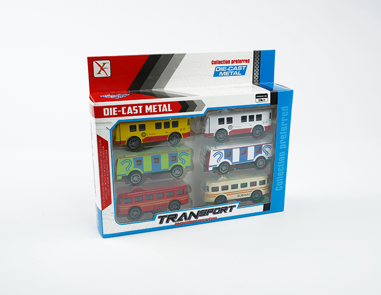 1:60合金小电车回力 XL80191-6