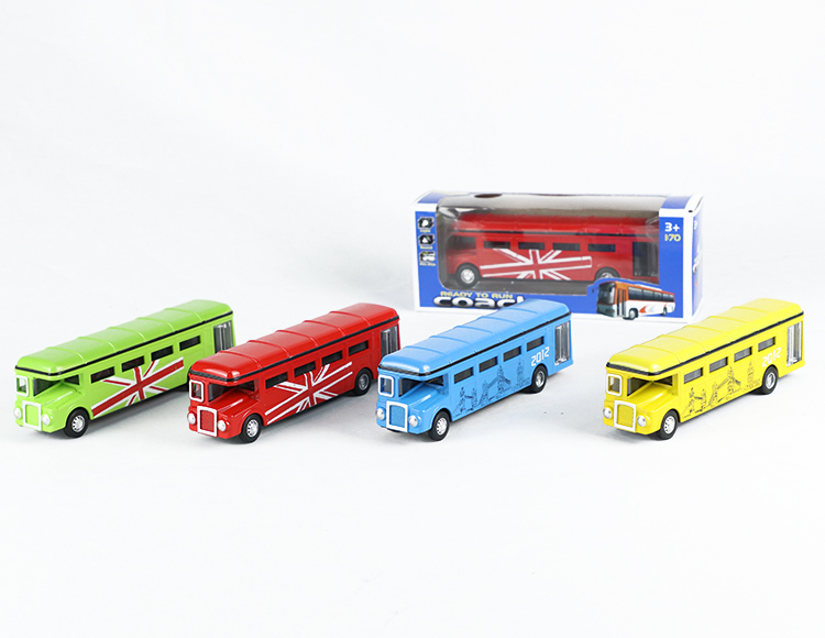 1:90合金伦敦单层巴士回力 XL80196