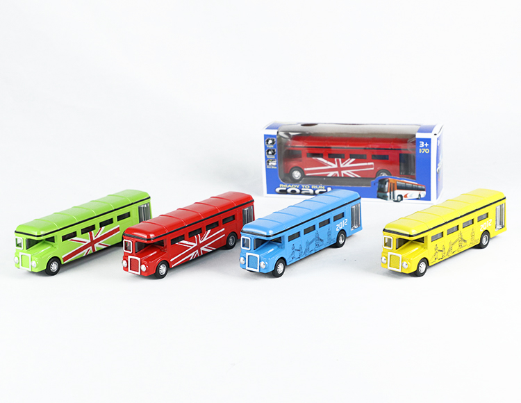 1:90合金伦敦单层巴士回力 XL80196L