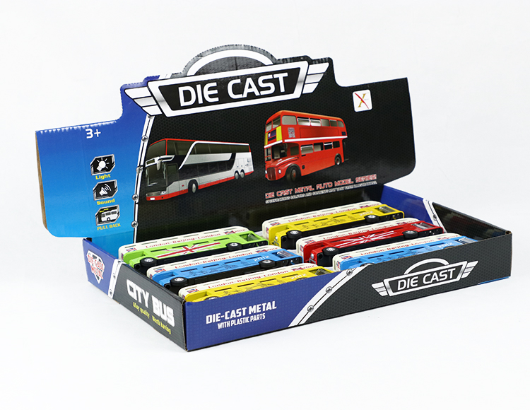 1:90合金伦敦双层巴士回力 XL80197-6