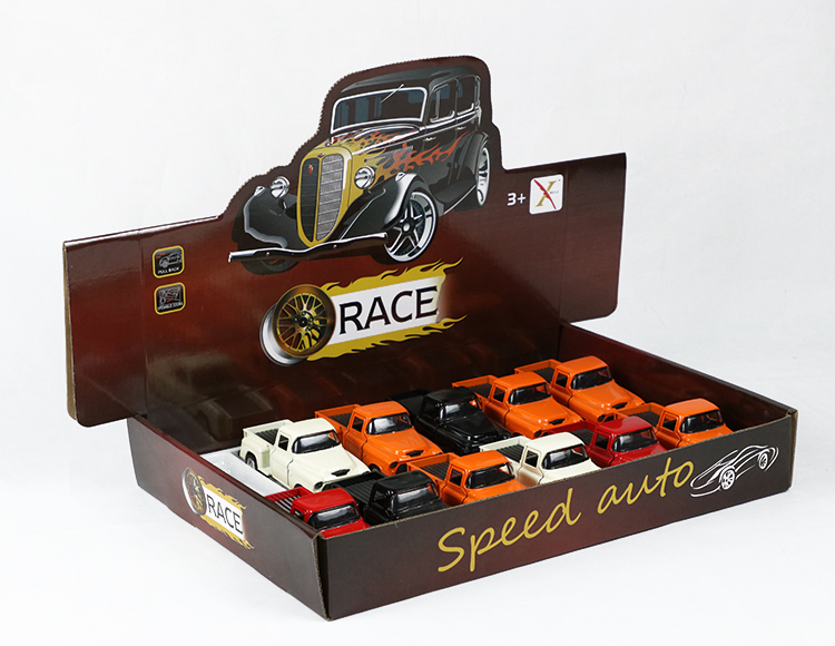 1:32合金回力老爷车福特皮卡跑车 XL805-12