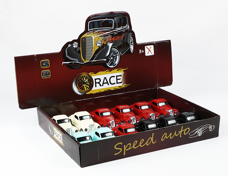 1:32合金回力老爷车跑车 XL806-12