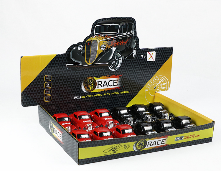 1:32合金回力老爷车警车 XL806-12PL