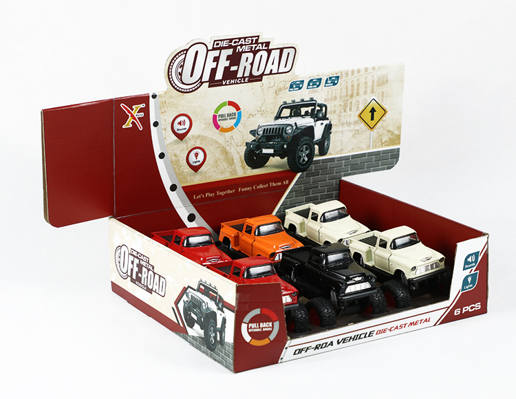 1:32福特皮卡合金回力大轮车 XL80788-6L