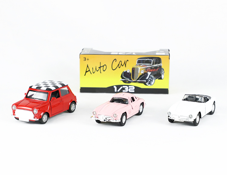 1:32老爷车奔驰，宝马，憨豆迷你合金车 XL808L