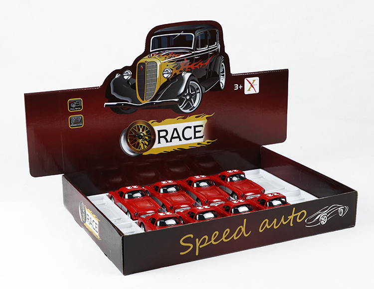 1:32合金回力老爷车雪佛兰消防车 XL809-12F