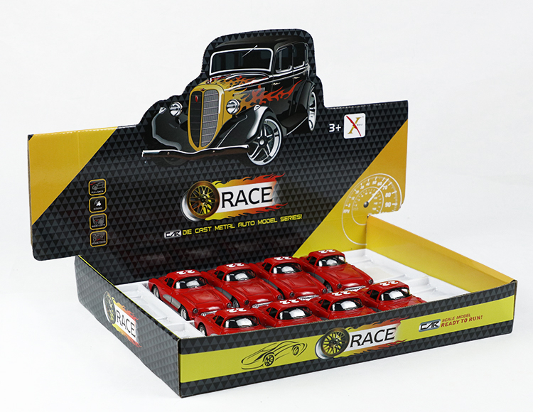 1:32合金回力老爷车雪佛兰消防车 XL809-12FL