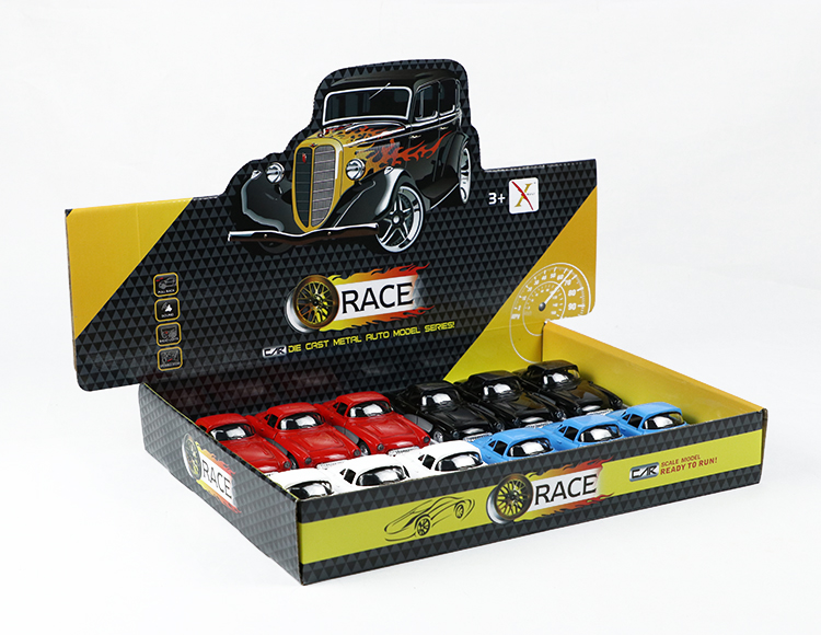 1:32合金回力老爷车雪佛兰跑车 XL809-12L