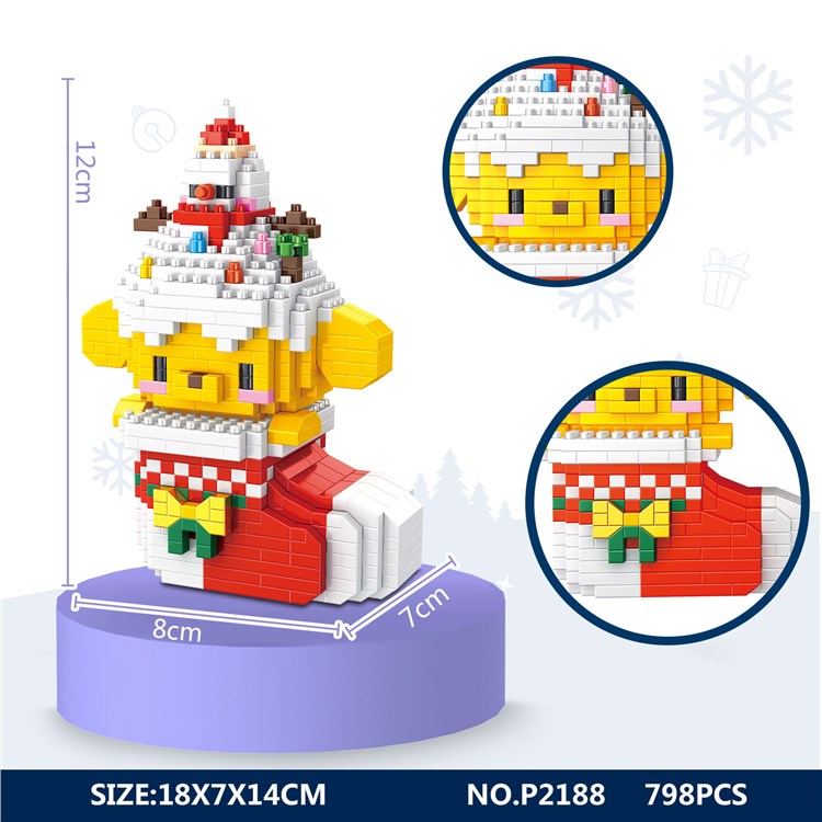 布丁犬圣诞袜（798PCS) P2188