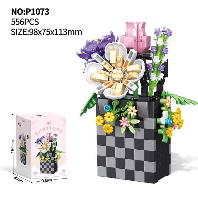 驴-格子包包花篮繁花记忆 P1073