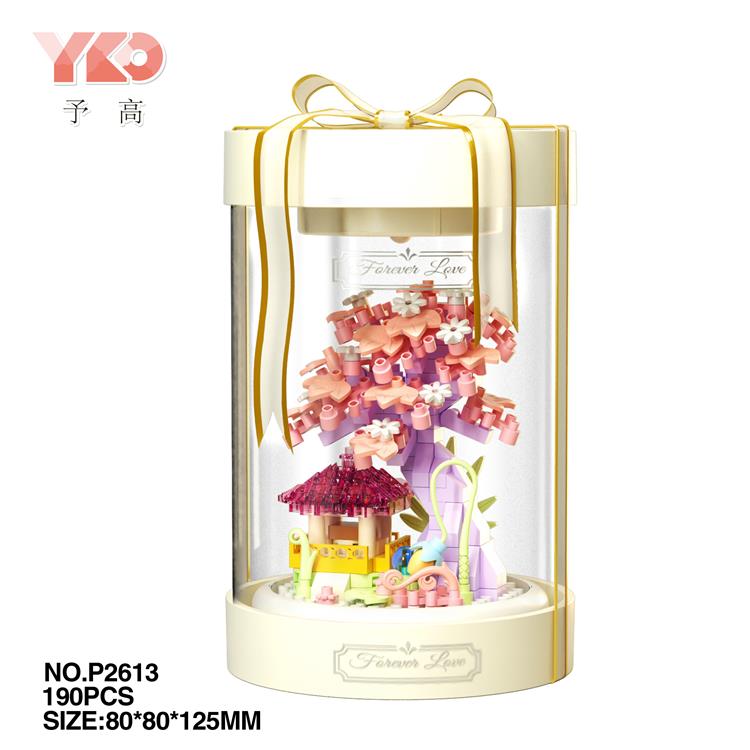 绯棠小院 （带礼物盒+丝带+灯光） P2613