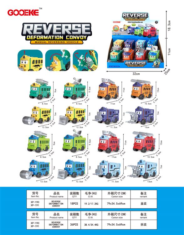 变形反转车 XP-190/XP-191