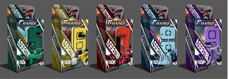 中号数字变形（56789五个数字混装） G338-67