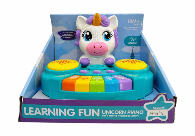 蓝色独角兽拍鼓琴 141069N