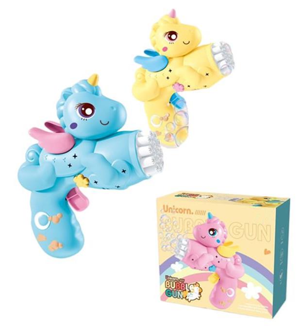 多孔独角兽电动泡泡枪 119604N