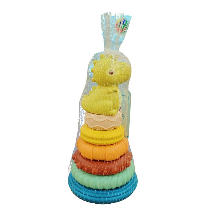 软胶恐龙独角兽叠叠圈 119692N