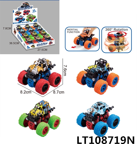 特技涂鸦越野车12只装 108719N