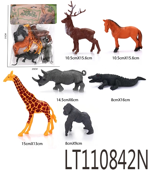 空心动物6只 110842N