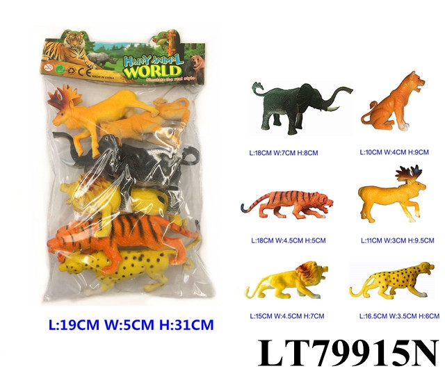 6只装6寸动物 79915N