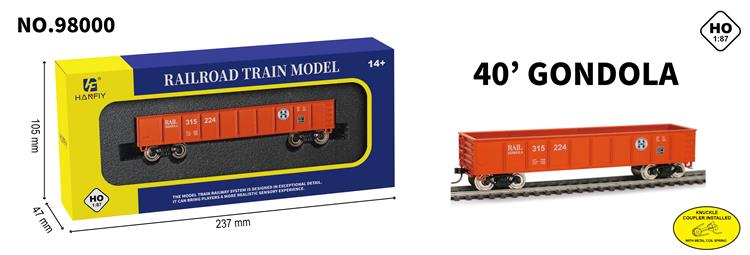 40尺低敞运输车（金属轮） 98000