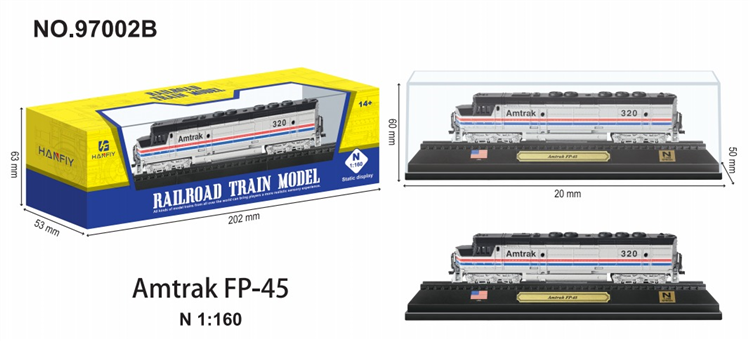 美国Amtrak FP-45 97002