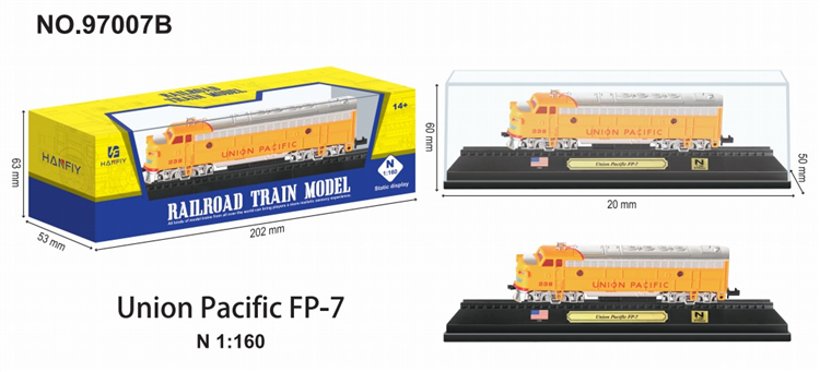 美国Union Pacific FP-7 97007