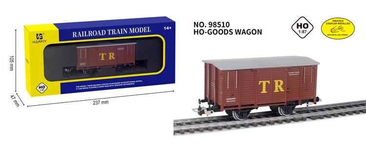 货运车厢（金属轮，已安装金属挂钩） 98510