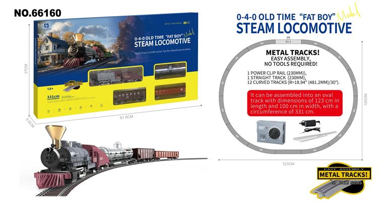 0-4-0 OLD TIME “FAT BOY”\\o!STEAM LOCOMOTIVE 66160