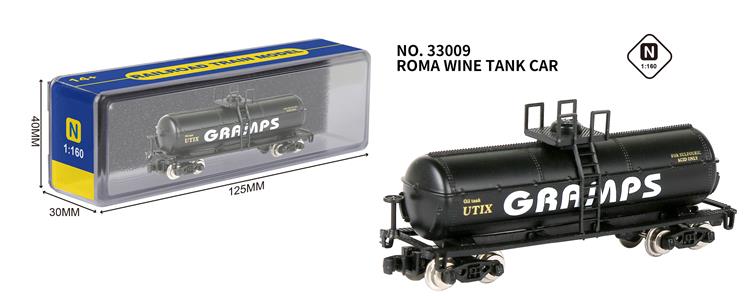 40尺化学油罐车（带金属轮子） 33009